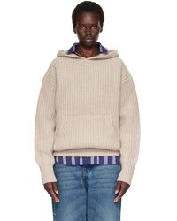 HOMMEGIRLS - Chunky Knit Hoodie - Lyst