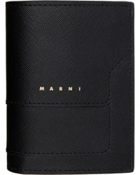 Marni - Saffiano Leather Bi-Fold Wallet - Lyst