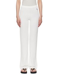 Sporty & Rich - Sportyrich Off- 'src' Ribbed Lounge Pants - Lyst
