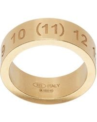 Maison Margiela - Gold Numerical Ring - Lyst