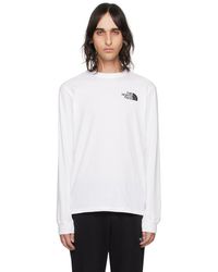 The North Face - White Nse Long Sleeve T-shirt - Lyst