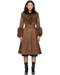 Saks Potts - Foxy Shearling Coat - Lyst