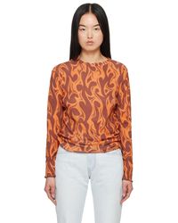ERL - Flame Long Sleeve T-Shirt - Lyst