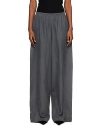 Alexander Wang - Mid-Rise Silk Track Pants - Lyst