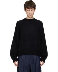 Studio Nicholson - Pull Wynn Noir - Lyst