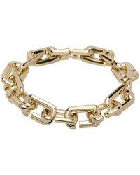 Marc Jacobs - Gold 'the J Marc Chain Link' Bracelet - Lyst