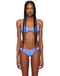 Bondeye - Haut de bikini gracie et culotte de bikini sign bleus - Lyst