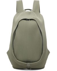 Homme Plissé Issey Miyake Pleated-Effect Backpack in Black for Men