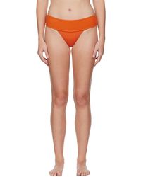 Fleur du Mal - Smocked Bikini Bottoms - Lyst
