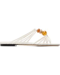 Jimmy Choo - Lova Mule Flat Sandals - Lyst