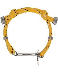 DSquared² Rope-detailed Carabiner Keyring for Men Mens Jewellery Necklaces 