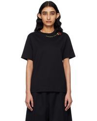Simone Rocha - Embellished Flower T-Shirt - Lyst
