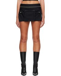 Dion Lee - Minijupe Cargo Utilitaire Noire - Lyst