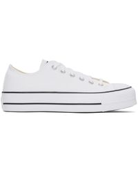 Converse - White Chuck Taylor All Star Lift Sneakers - Lyst
