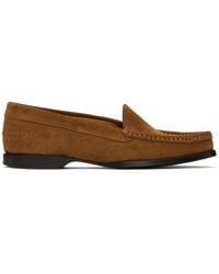 The Row - Tan Ruth Loafers - Lyst