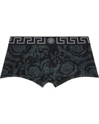Versace - Printed Jacquard Cotton-Jersey Boxer Briefs - Lyst
