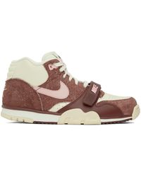 Nike - Off-white & Burgundy Air Trainer 1 Sneakers - Lyst