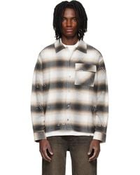 Represent - All Over Initial Flannel Shirt - Lyst