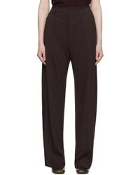 Lemaire - Relaxed Volume Trousers - Lyst