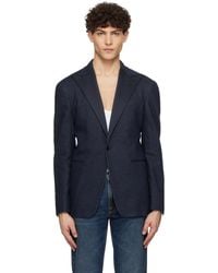 RRL - ネイビー デニム タキシードジャケット - Lyst