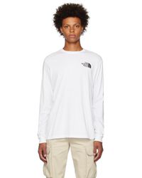 The North Face - White Box Nse Long Sleeve T-shirt - Lyst