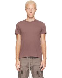 Rick Owens - Burgundy Tower Short Level T-Shirt - Lyst
