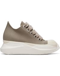 Rick Owens - Taupe Tower Jumbolace Abstract Low Sneaks Sneakers - Lyst