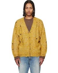 R13 - Distressed Oversized Cardigan - Lyst