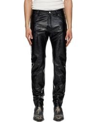 Courreges - 5-Pocket Vinyl Reedition Trousers - Lyst