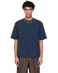CASABLANCA - Applique Monogram Oversized Short Sleeve T‑Shirt - Lyst
