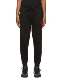 hugo daky tape fleece pants