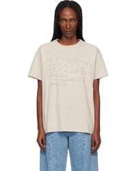 Maison Margiela - Numerical Cotton T-Shirt - Lyst