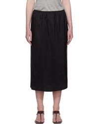 Carven - ブラック Silk Toile プルオン ミディアムスカート - Lyst
