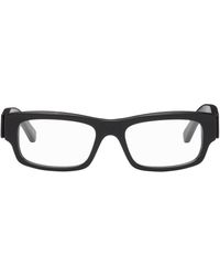 Balenciaga - Black Rectangular Glasses - Lyst
