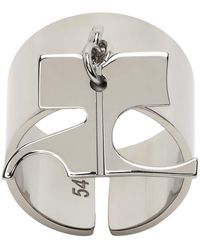 Courreges - Charm Metal Ring - Lyst