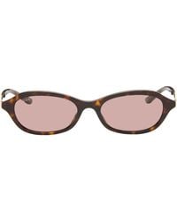 Gucci - Oval-Frame Sunglasses - Lyst