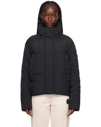 Canada Goose - Black 'black Label' Junction Down Jacket - Lyst