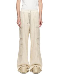 Rick Owens - Off- Concordians Cargobelas Cargo Pants - Lyst