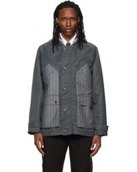 Thom Browne - Tech Twill Field Jacket - Lyst