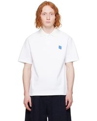 Adererror - Significantコレクション ホワイト ロゴパッチ ポロシャツ - Lyst