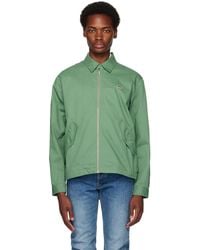 Lacoste - Green Zip Jacket - Lyst