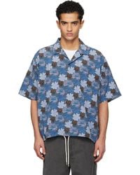 Nanamica - Ooal 'Nanaloha' S/S Shirt - Lyst