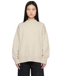 Co. - Boyfriend Crew Sweater - Lyst