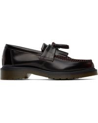 Dr. Martens - Burgundy Adrian Arcadia Leather Tassel Loafers - Lyst