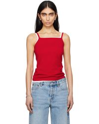 Still Here - レッド スクエア キャミソール - Lyst