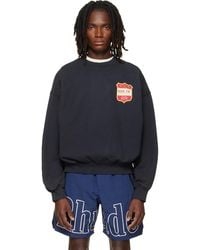 Rhude - Filtaro Crest Crewneck Sweatshirt - Lyst