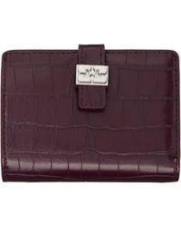 Ganni - Sue Slim Flap Wallet - Lyst