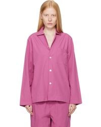 Tekla - Poplin Long-Sleeved Pyjama Shirt - Lyst