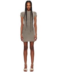 OTTOLINGER - Taupe Fitted Minidress - Lyst