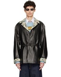 Dries Van Noten - Coated Belted Jacket - Lyst